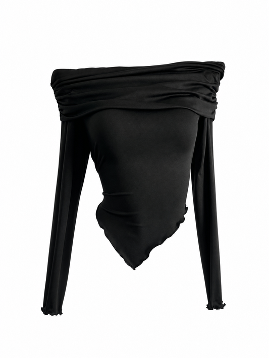 Blusa hombros caídos