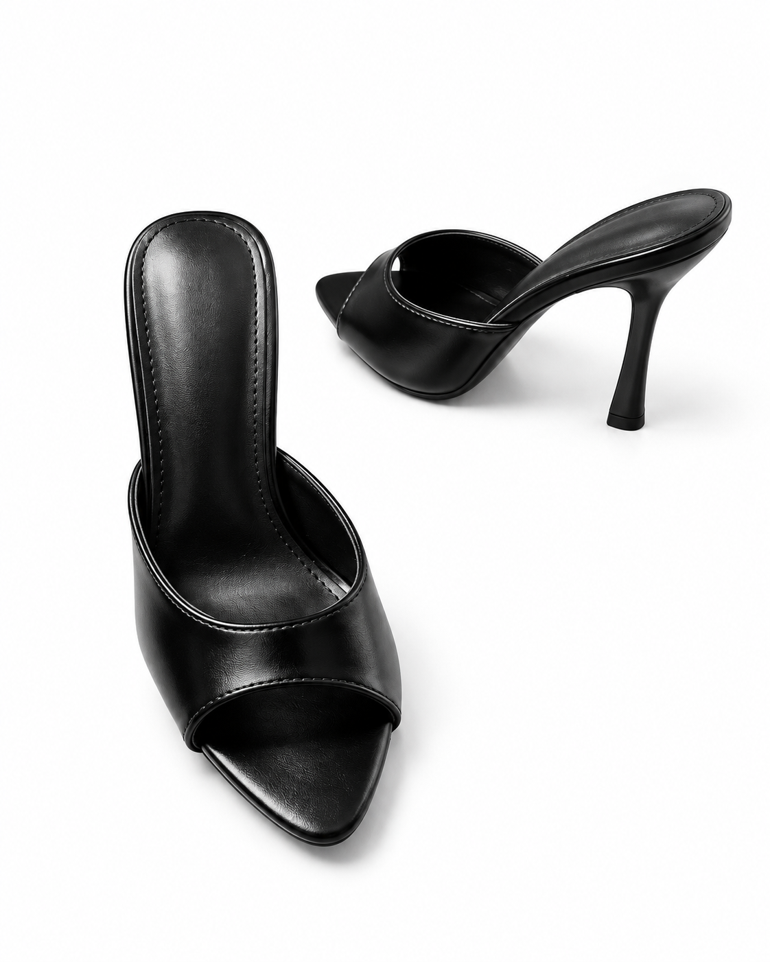 Sandalias mule de tacón