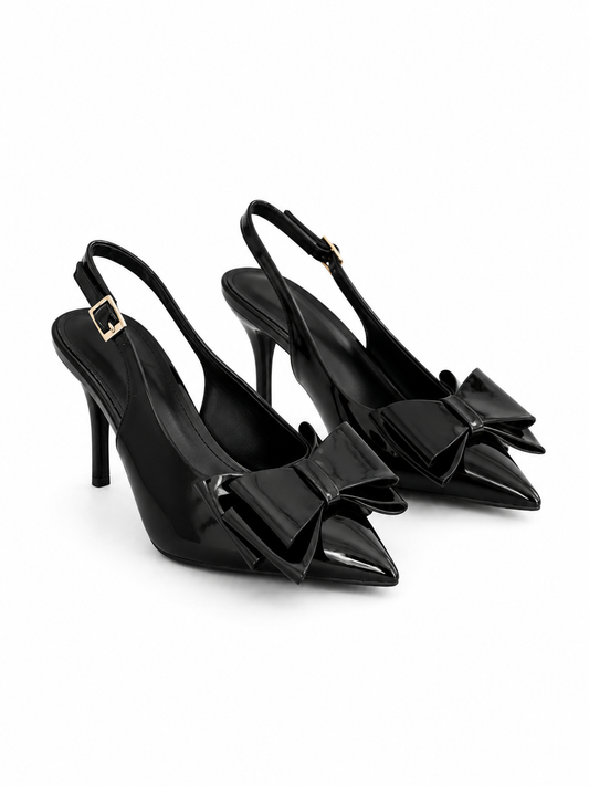 Slingbacks con moño