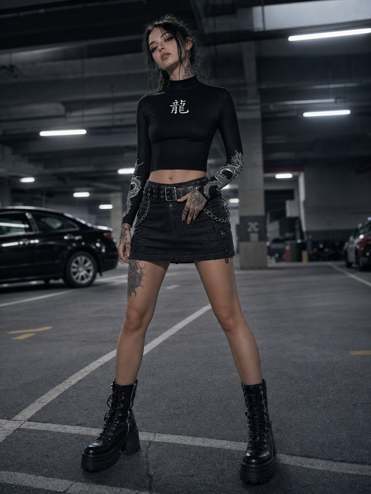Blusa manga larga