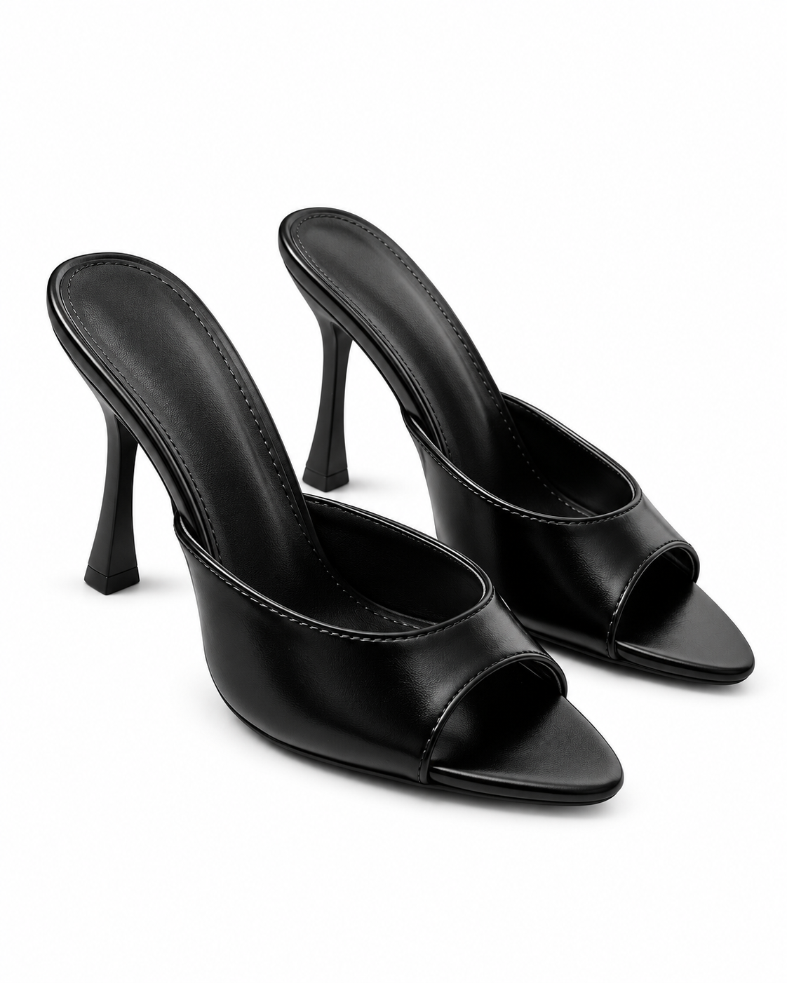 Sandalias mule de tacón