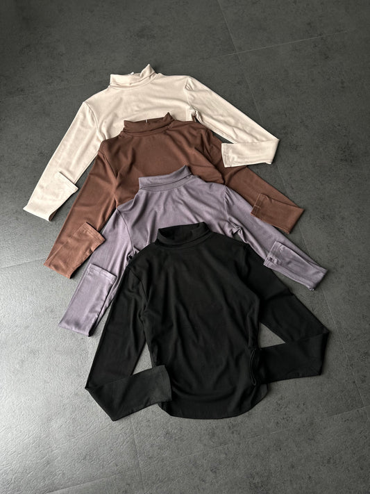 Blusa cuello alto